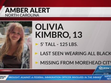 Amber Alert issued for missing 13-year-old girl in eastern NC