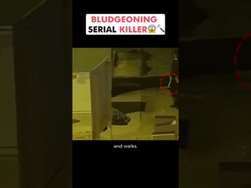 Serial killer caught on camera 💀 #Shorts