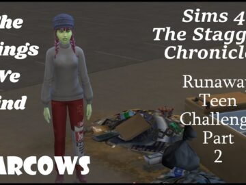 The Things We FInd: Sims 4 Runaway Teen Challenge Part Two