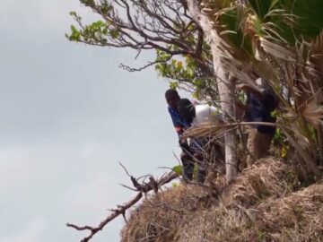 Missing toddler’s body spotted twice at sea but swept away by rough waters— massive search continues