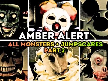Roblox Amber Alert – All Monsters + Jumpscares (40-70)