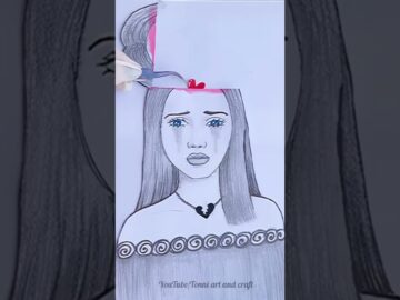 Leave the harmful things in your life 💔❤️ #shorts #youtubeshorts #tonniartandcraft #art