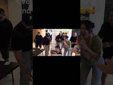 EVERYONE KEPT MISSING BUT STEEL MADE IT😂🥳🤍#shorts #acefamily #austinmcbroom #catherinepaiz #funny