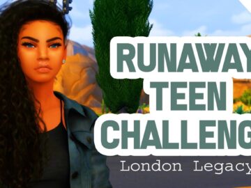 The Sims 4🖤Runaway Teen Challenge🖤London Legacy #1 Officially Cutoff