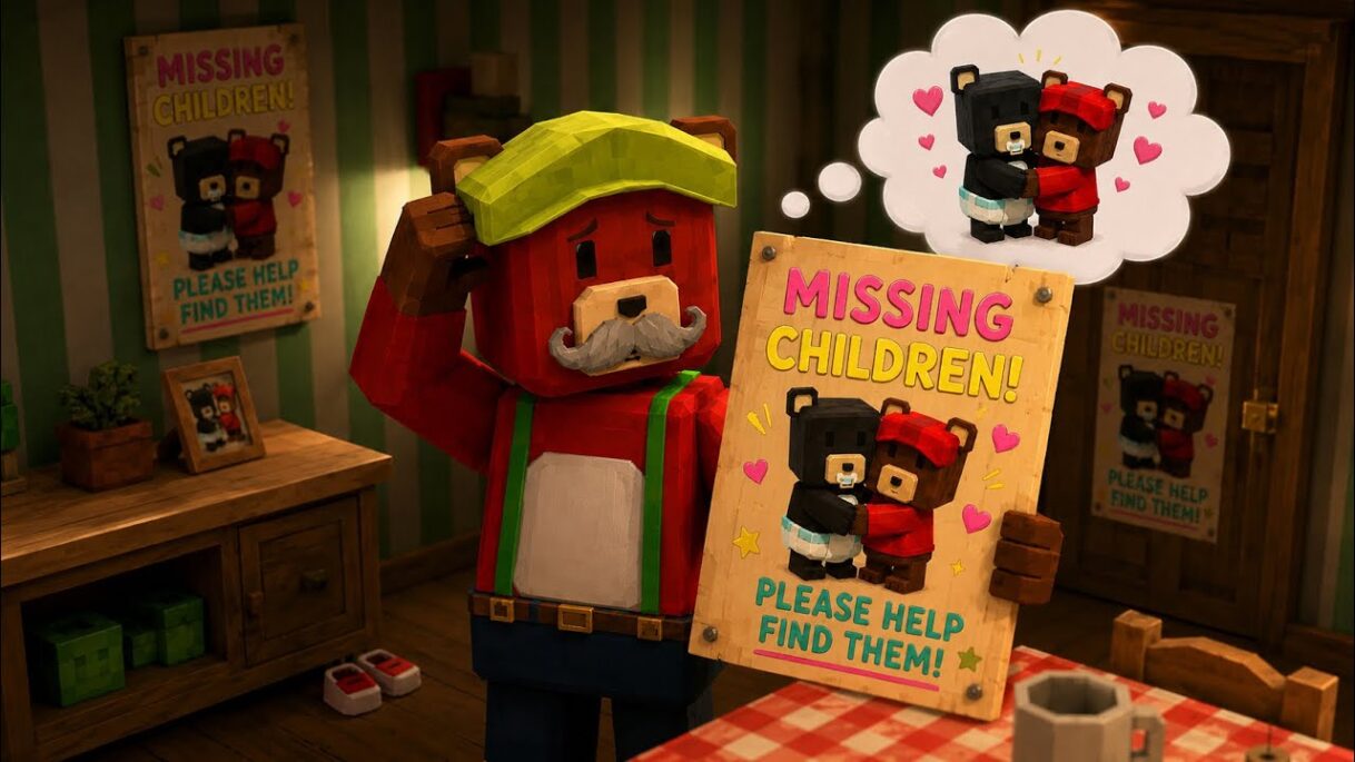 MISSING CHILDREN! ๐ข Dad Is Looking For His Lost Cubs!#superbear #superbearadventurehighlights