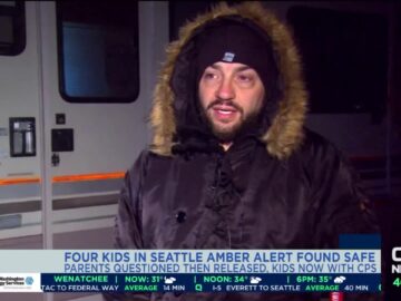 AMBER Alert canceled for 4 children abducted out of Seattle; suspects in custody
