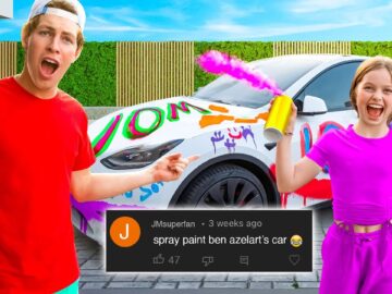 My Daughter Pranks Ben Azelart For 24 Hours *subscriber dares*