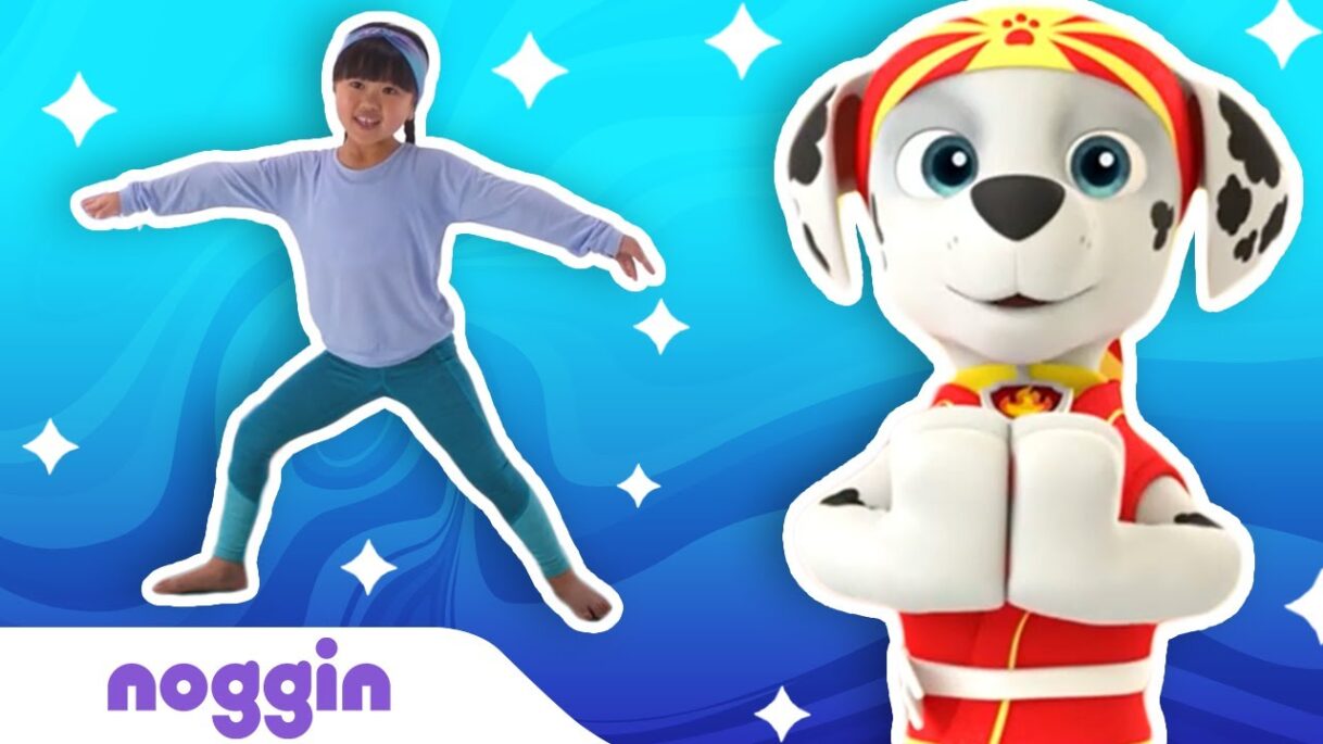 At Home Yoga for Kids w/ PAW Patrol, Bubble Guppies & Team Umizoomi 🧘♀️ Noggin | Nick Jr.