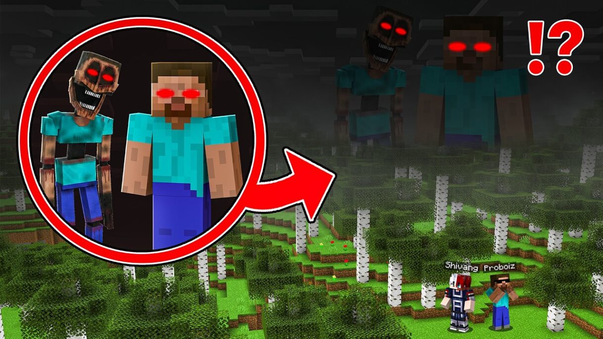We Got Attacked BY Mimicker And Herobrine In Minecraft !! π±