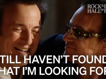 U2 with Bruce Springsteen “I Still Haven’t Found What I’m Looking For” | Rock Hall 2005 Induction