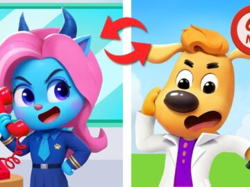 Antel Pretends to Be a Police Officer | Safety Rules | Kids Cartoon | Sheriff Labrador