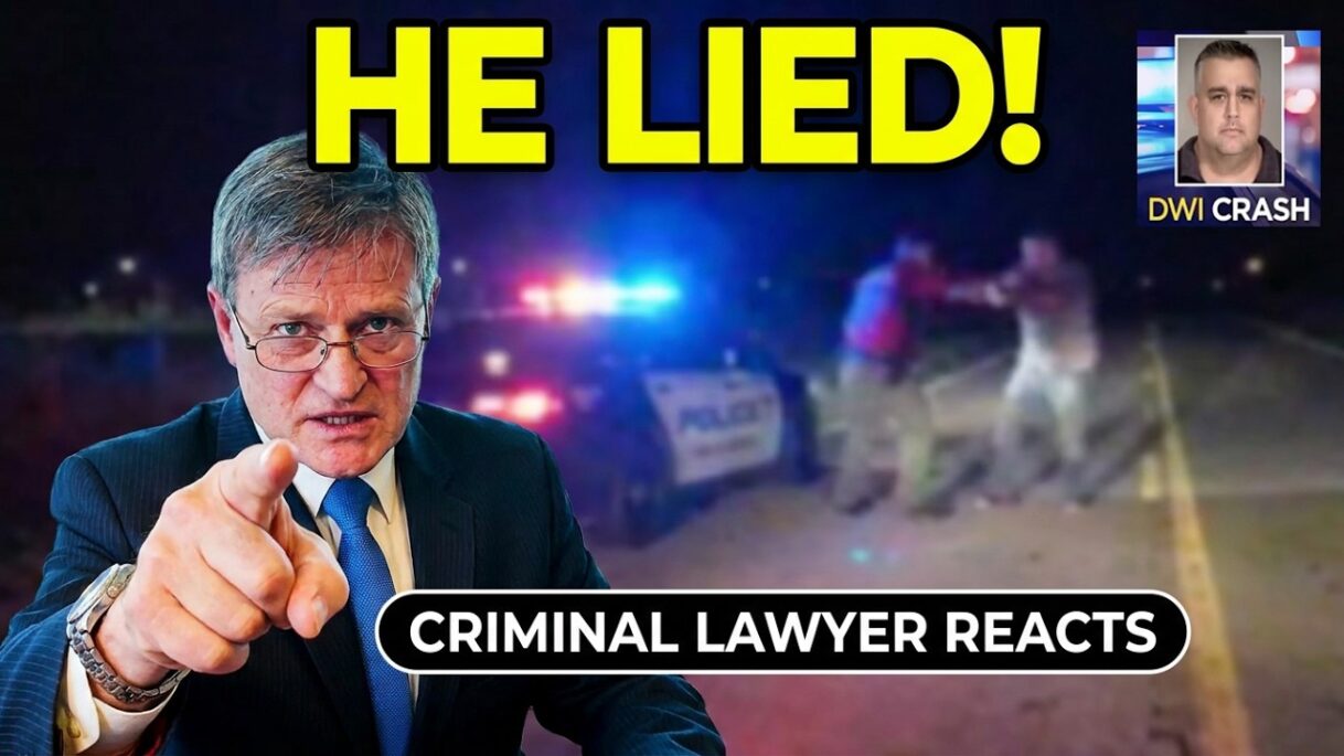 Elected Sheriff Caught Lying After DWI Crash | Criminal Lawyer Reacts
