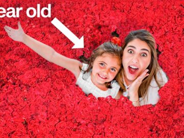 Family Surprises Mom with 100,000 Roses! *emotional*