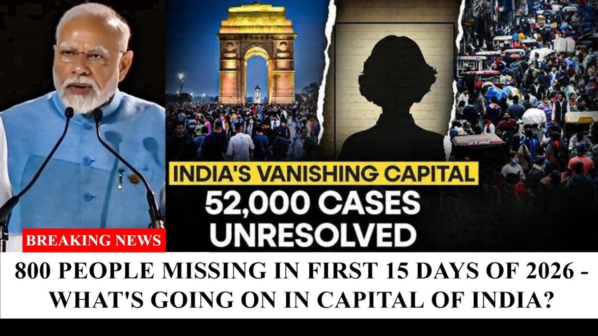 800 PEOPLE MISSING IN FIRST 15 Days Of 2026 What THEY are Hidding?