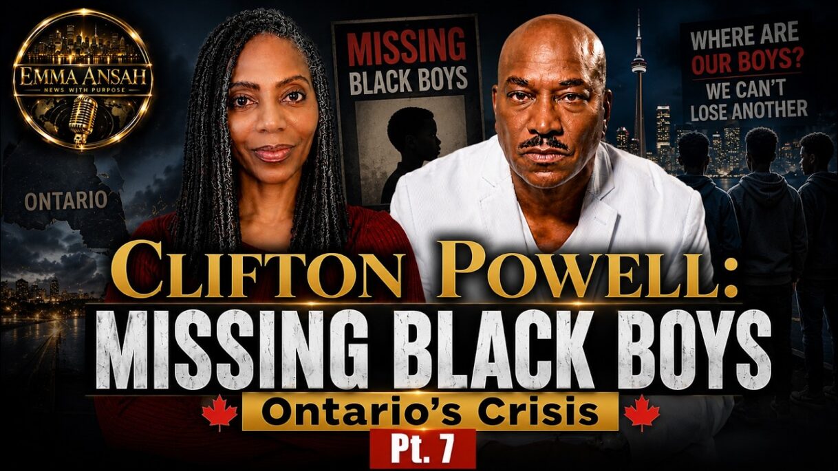 Clifton Powell Speaks on, Crisis of Ontario Missing Black Boys, Coming to Canada, Speaking to Youth