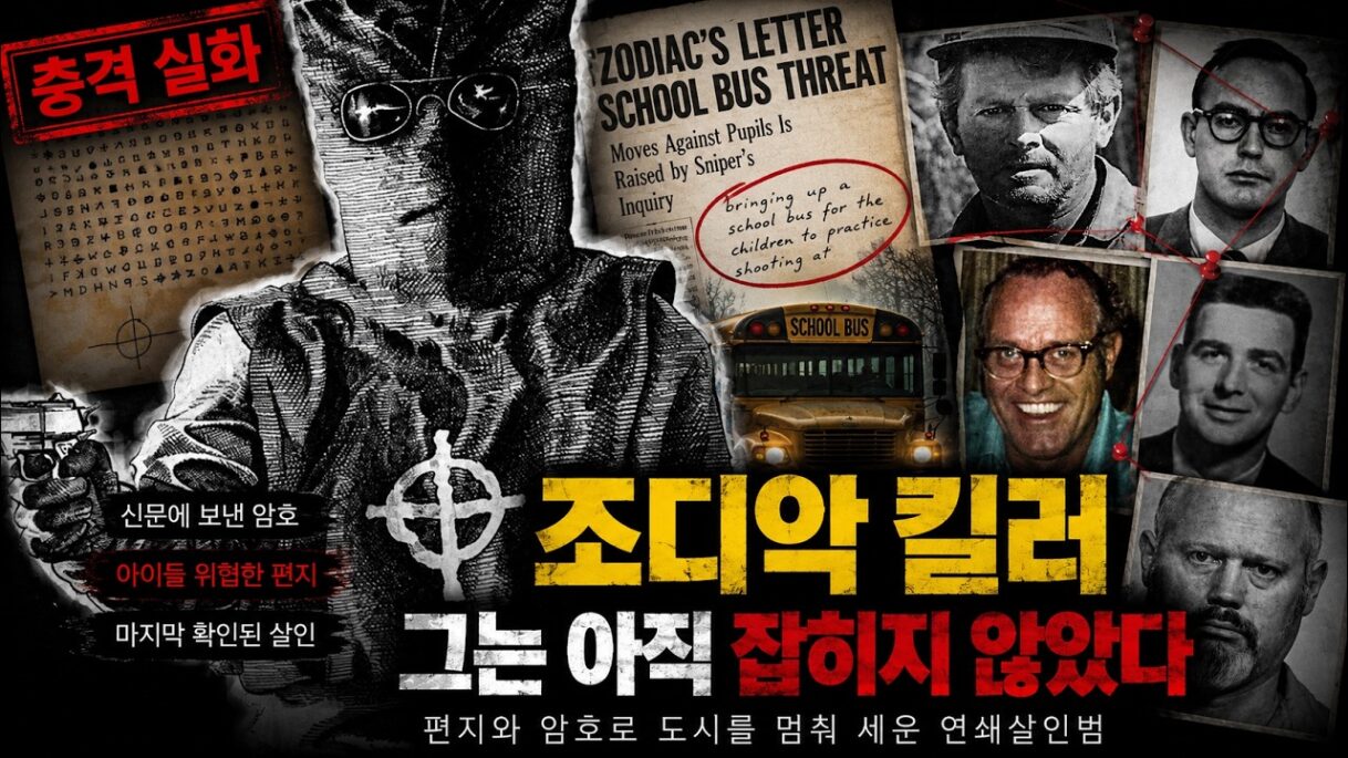 조디악 킬러|암호를 남기고 사라진 얼굴 없는 살인마