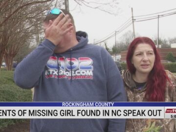 Parents of missing girl found in North Carolina speak out