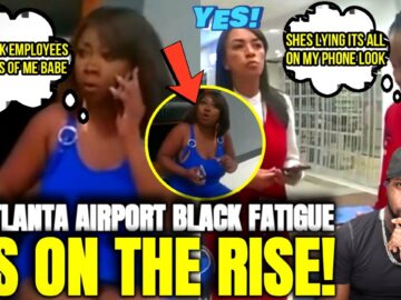 Outraged Young Woman Throws A Chair At Airport Staff For Missing Her Flight