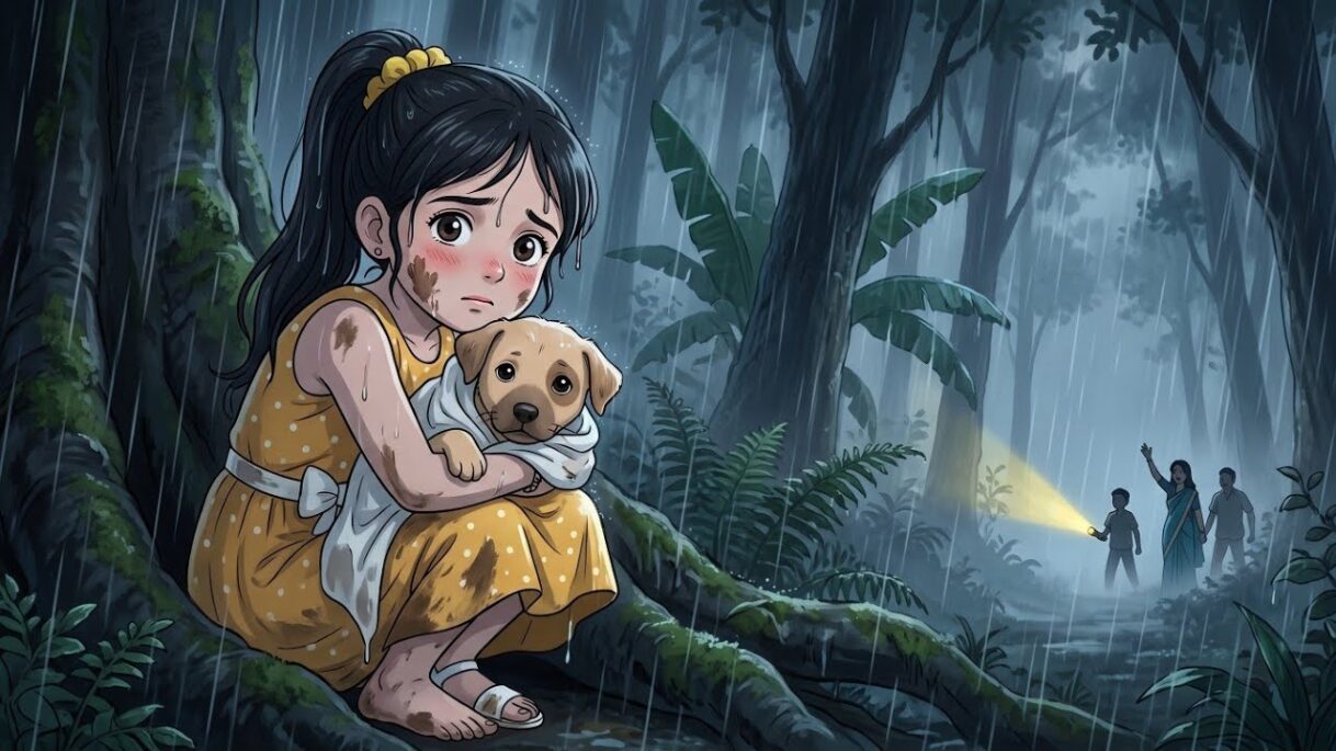 कीचड़ में फँसी गाड़ी, गाँव की अनजान अम्मा और छिपा हुआ झरना | 90s Nostalgia Ghibli Style