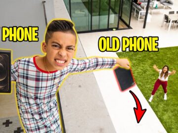 BREAKING My Parent’s PHONE, Then SURPRISING Them with NEW iPHONE 12! | The Royalty Family