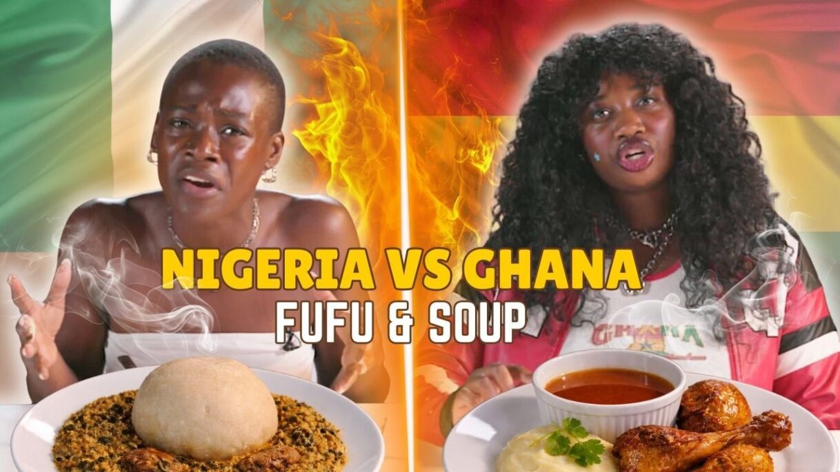 Nigerian vs Ghanaian: We Try Each Other’s Fufu and Soup/Stew⏐Taste Wars