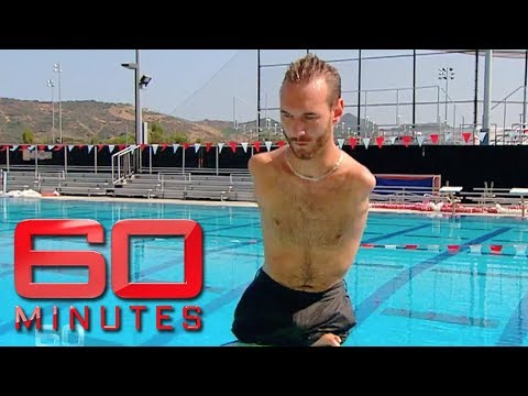 Inspiring man born without arms or legs – Nick Vujicic | 60 Minutes Australia