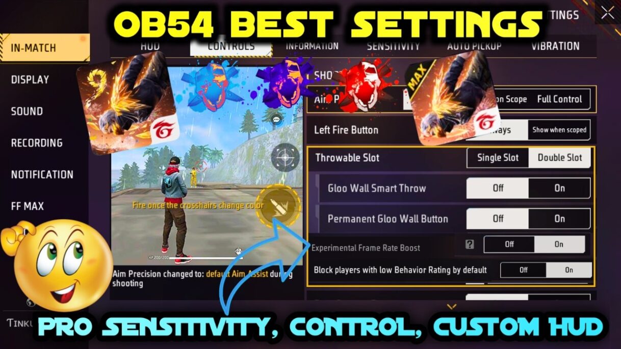 Free Fire Control Setting After OB54 Update Full Details | Free Fire Setting 2026