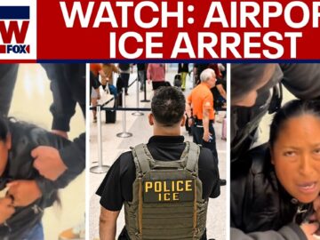 WATCH: ICE arrests woman inside San Francisco airport as Trump deploys federal agents