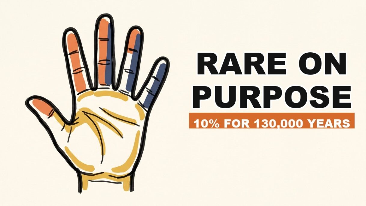Why Are 10% Of People Left-Handed? Being Rare Is The Whole Advantage