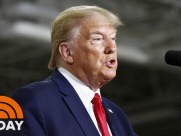President Trump Invokes George Floyd’s Name While Touting Jobs Report | TODAY