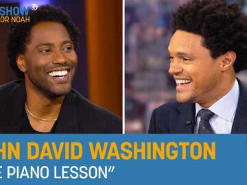 John David Washington – Re-Examining Inheritance & “The Piano Lesson” | The Daily Show