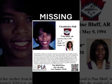 Cleashindra Hall is an 18 year old has been missing from Pine Bluff, Arkansas, since May 9, 1994.