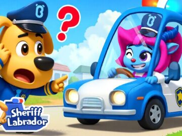 The Team Trick | Stranger Danger | Safety Rules | Police Cartoon | Sheriff Labrador