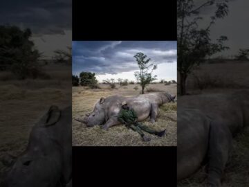 Rhinos Survived 50 Million Years… Until Us 🦏 #rhino #animals #wildlife #nature