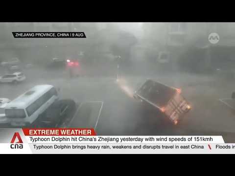 Typhoon Dolphin compounds extreme weather woes in the Philippines and eastern China