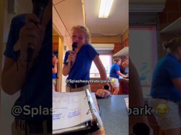 Did you hear it? 🤣 #mistakes #whoops #funny #skit #scary #waterpark