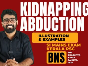 Kidnapping & Abduction Doubt Clearing | Sub Inspector PSC Mains | CPO/WCPO 2026