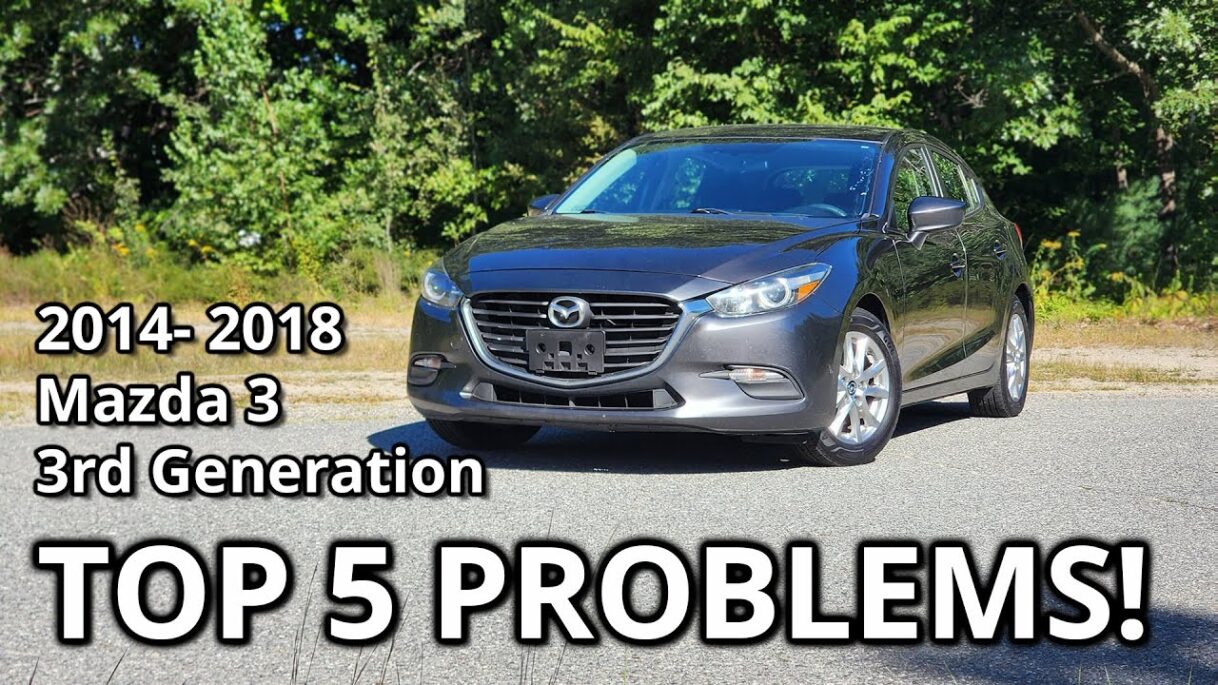 Top 5 Problems Mazda 3 Sedan 2014-2018 3rd Generation