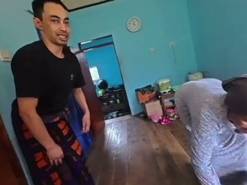 Rindu anaknya, Begiinilah kondisi kang sohibin setelah rumahnya di bedah