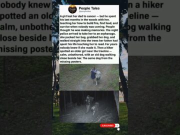 After her father died, she disappeared into the woods he taught her to read.