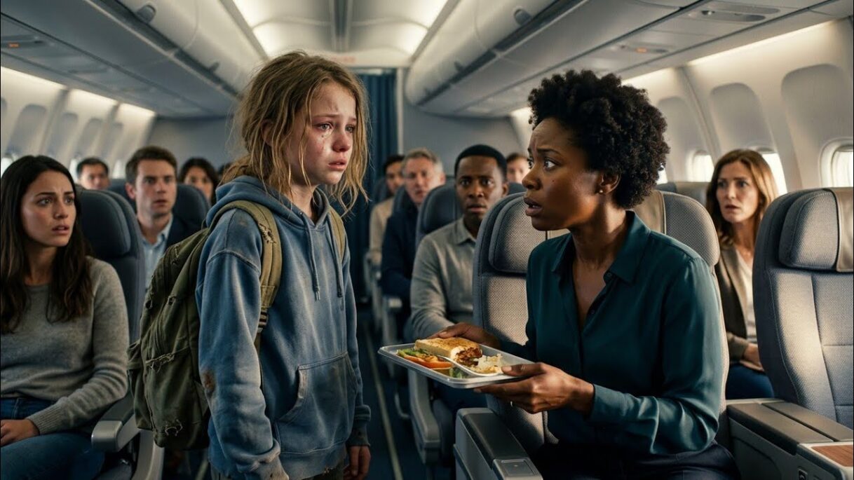 A Hungry Girl Begged for Food—Then the Black Woman in First Class Stood Up