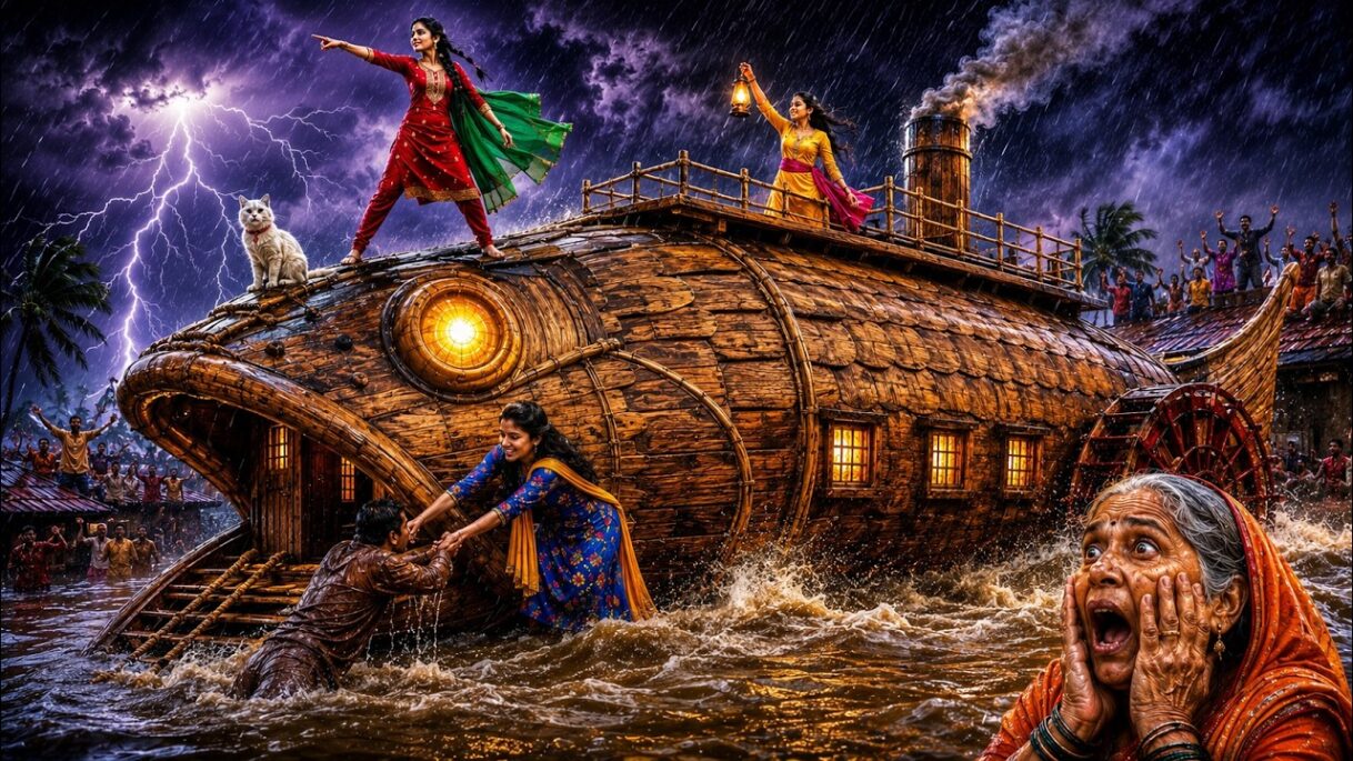 ๐ Nobody Believed 3 Sisters Until the Flood! They Built a GIANT Fish House & Saved the Village! ๐๐