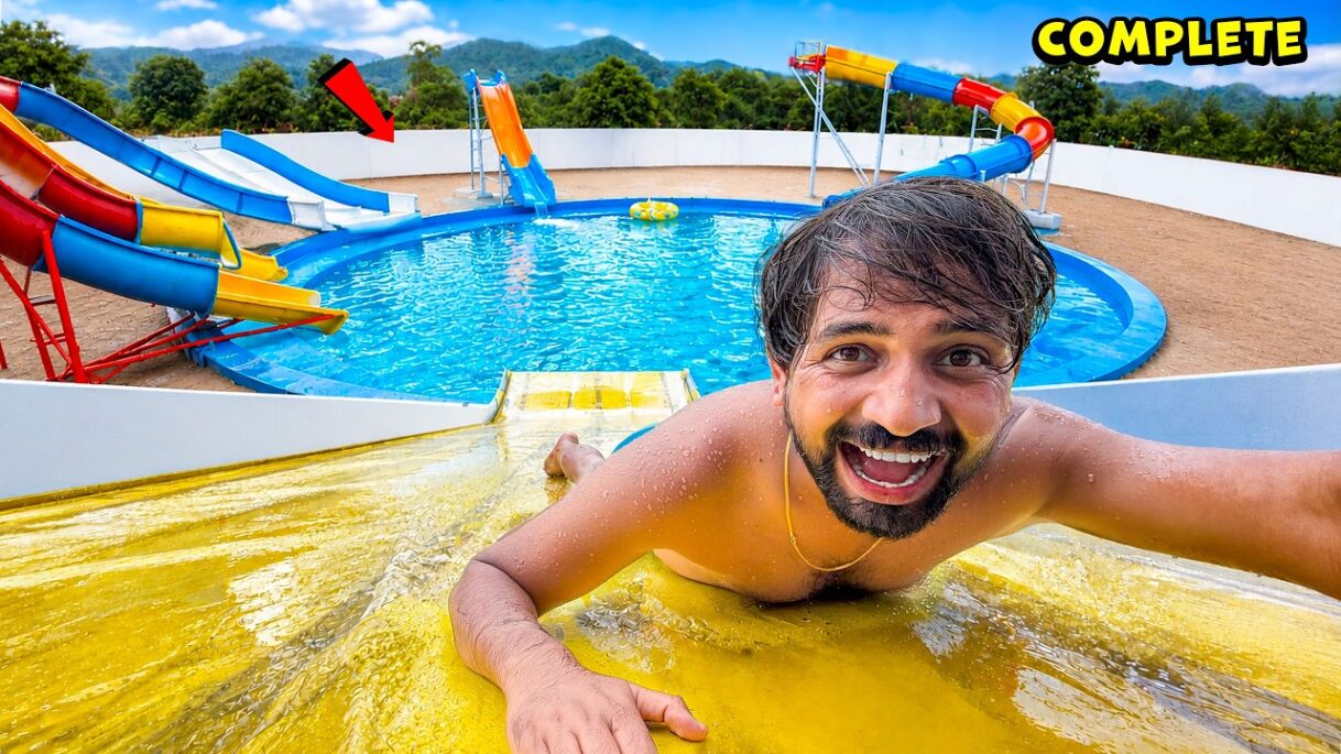 Finally…Our Personal Water Park Is Completed 🤩 | अब आएगा मज़ा 😈🔥