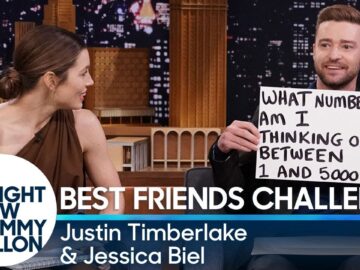 Best Friends Challenge with Justin Timberlake and Jessica Biel