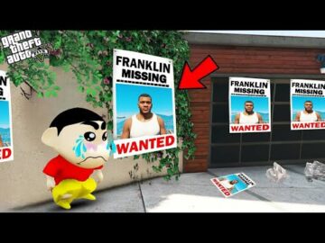 Shinchan Try To Find Lost Franklin In GTA 5 ! Franklin Missing In GTA 5