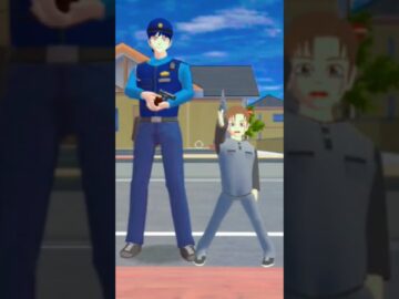 Child kidnapping case: Police officer, Protect the Children. Sakura school simulator game.