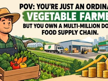 POV: You’re just an ordinary vegetable farmer, but you own a multi-million dollar food supply chain.