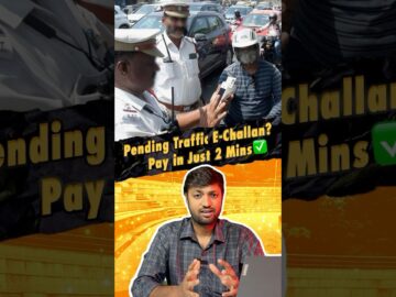 How to clear your traffic police fine in just 2 mins🚨🚘Pay Traffic Challan Online#parivahan #echallan
