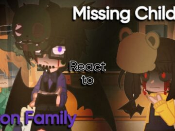 Missing Children React to the Afton Family || Part 1 || FNaF Gacha || Professor Reaper