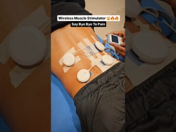 🤯🔥 Say Bye Bye to Pain | Wireless Muscle Stimulator #physiotherapy #recovery #aprc
